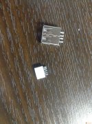 USB母座 PIN针渡金 MICRO母座加胶套如图有货外发