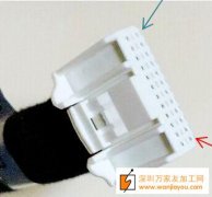 现有如图两个连接器板端的货外发