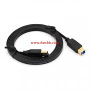 采购3.0 A公对B型两米打印扁线