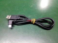 mini USB弯头充电线