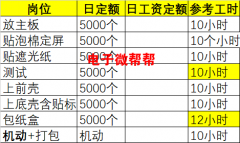 寻上门包线组装，8人一组