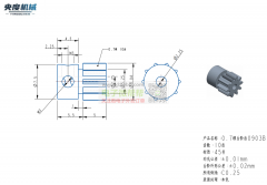 能加工小齿轮的厂家速来对接!3款每款各50000个