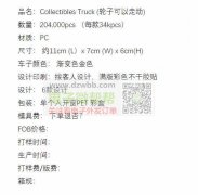 玩具车实单204000pcs ，可以定制的工厂请联系！