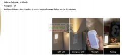 感应小夜灯每款各45万个，太阳能户外灯各7.5万个！