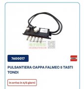 Falmec品牌5键圆形按钮控制面板,出口意大利!