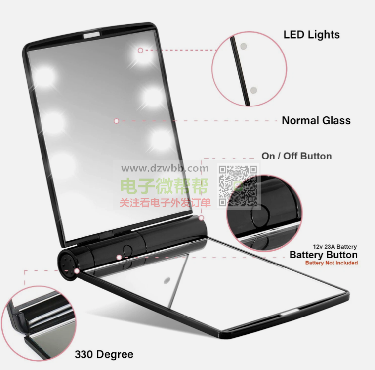 LED化妆镜厂家速度联系,数量:1000套! LED化妆镜厂家速度联系,数量:1000套!