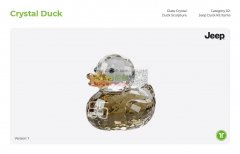 水晶鸭子数量500-1000，需定制Logo