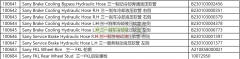 采购：SANY三一品牌的液压软管和车轮底