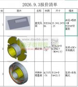 谁家可以做以下产品，可以联系我！